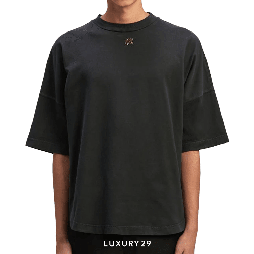 関税込【Palm Angels】FOGGY PA ロゴ レタリング Tシャツ Palm Angels Foggy logo-print T-shirt | Black | FARFETCH