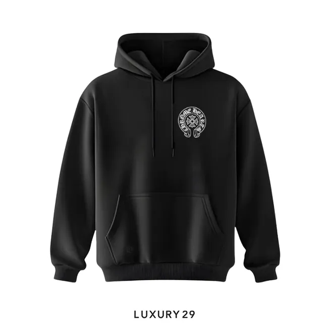 Chrome Hearts Tokyo HorseShoe Logo Hoodie Black
