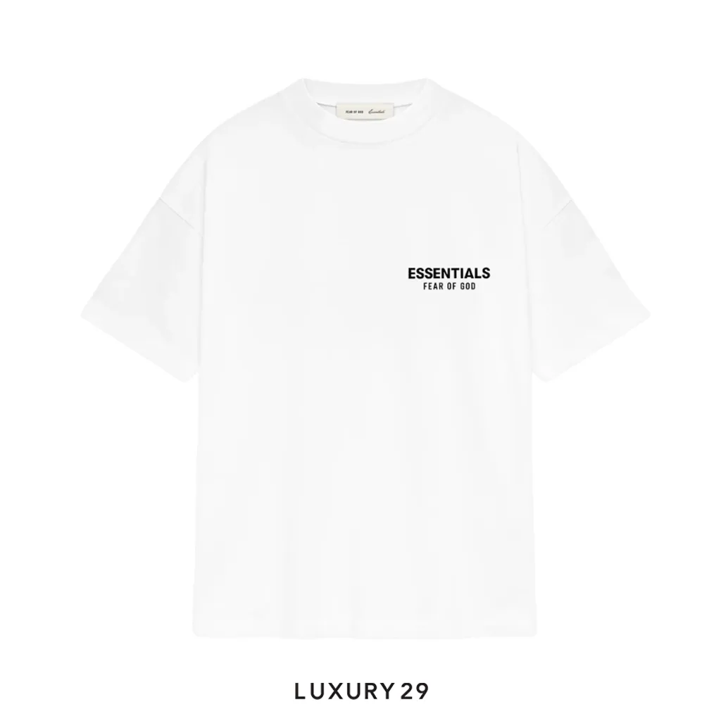 Fear of God Essentials SS26 Classic Tee Bright White(XL, White)