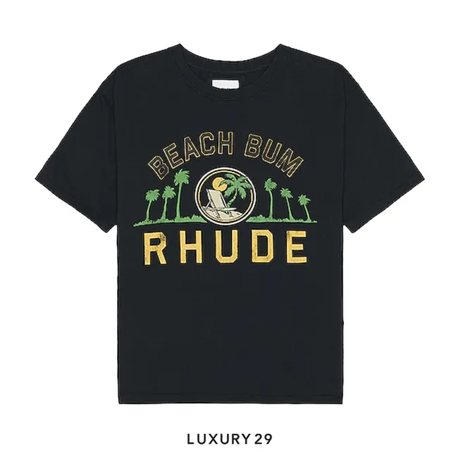 Rhude PALMERA TEE VTG BLACK