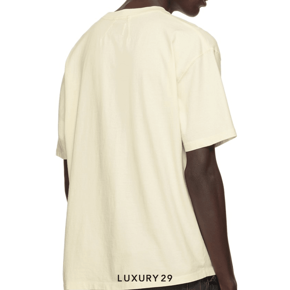 RHUDE ROSSA TEE VTG WHITE(XL, White)