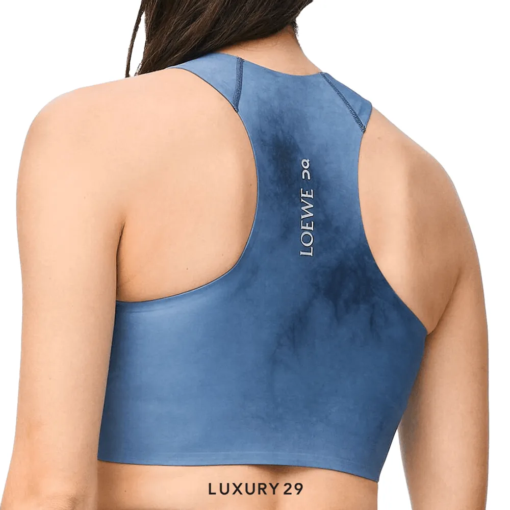 On x Loewe Performance top in technical jersey Blue/Multicolor(XS, Blue)