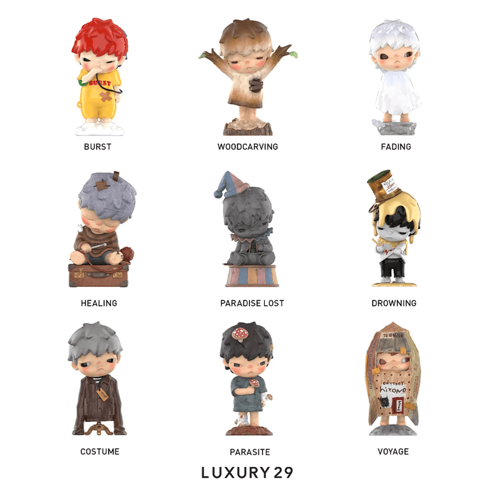 POP MART HIRONO Reshape Series Figures(Small, Multicolour)
