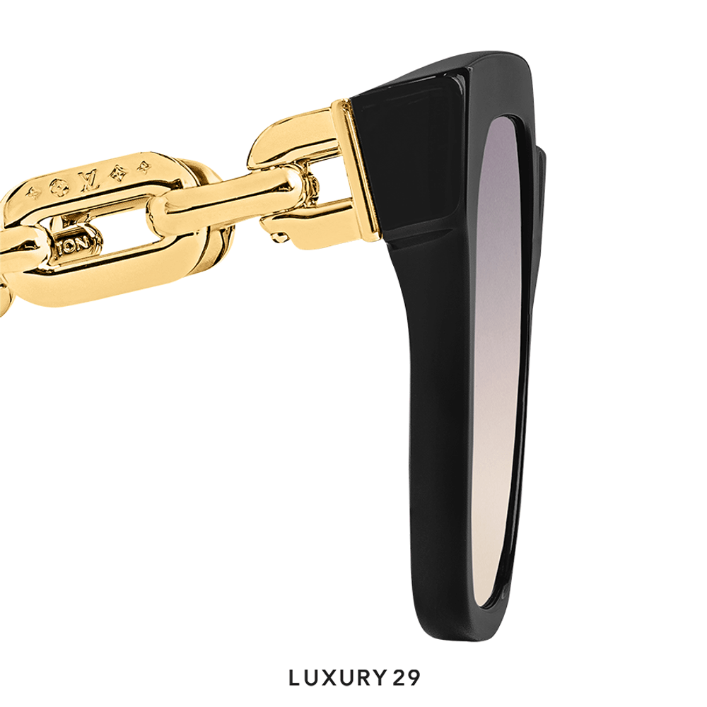 Louis Vuitton LV Edge NV SQ. Black W(Free Size, Black)