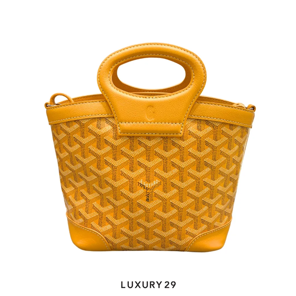 Goyard Beluga Bag Mini Yellow(Mini, Yellow)