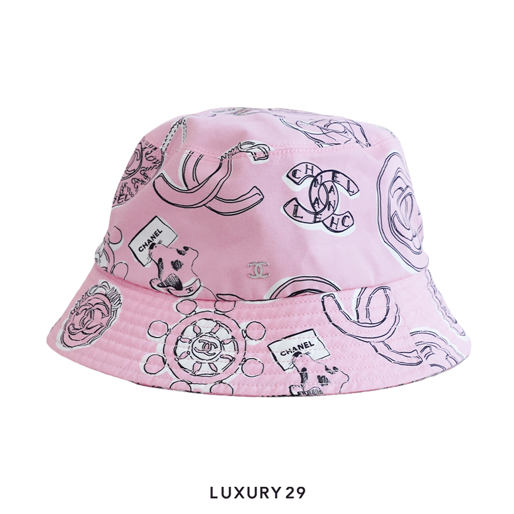 Chanel Bucket Pink(Free Size, Pink)