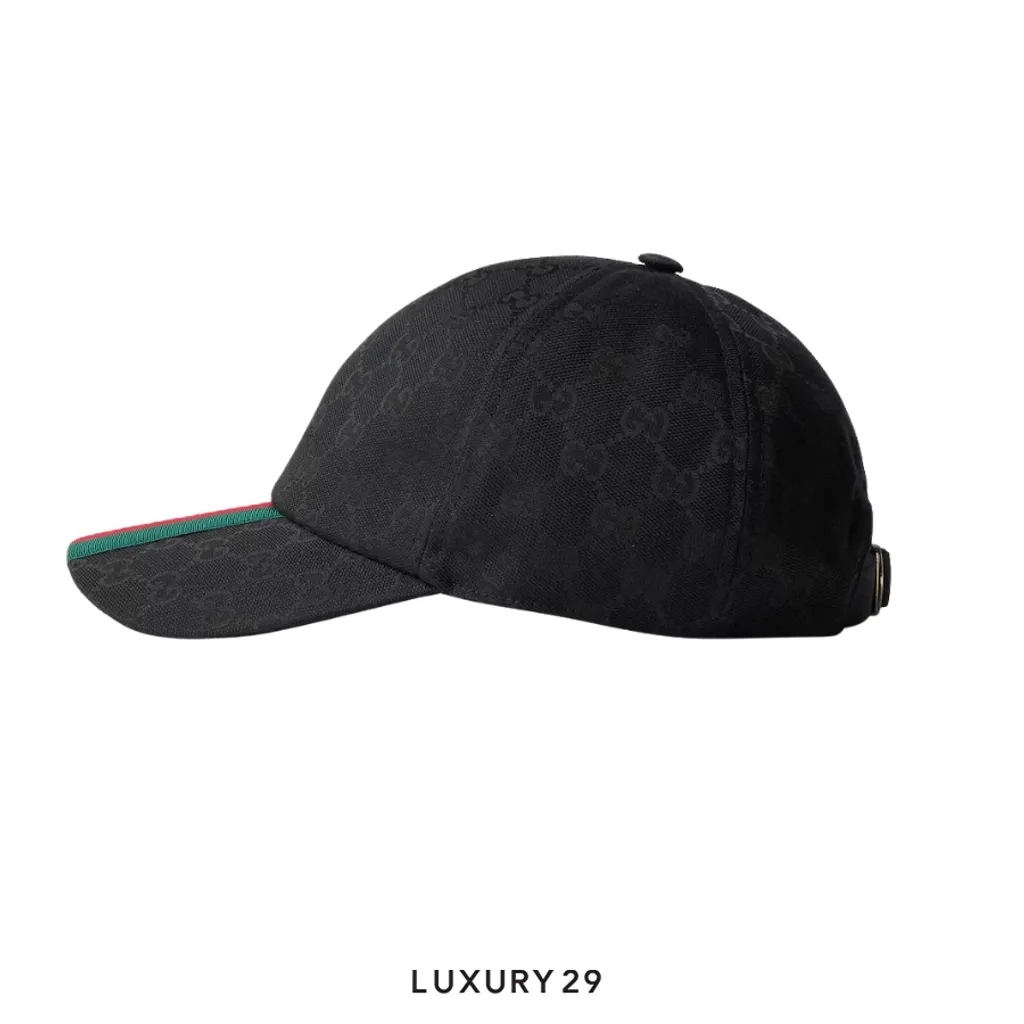 Gucci GG canvas baseball hat Black(M, Black)