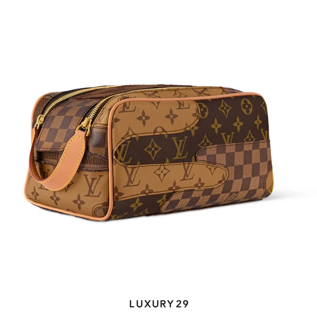 Louis Vuitton LV DOPP KIT bag Brown(Small, Brown)
