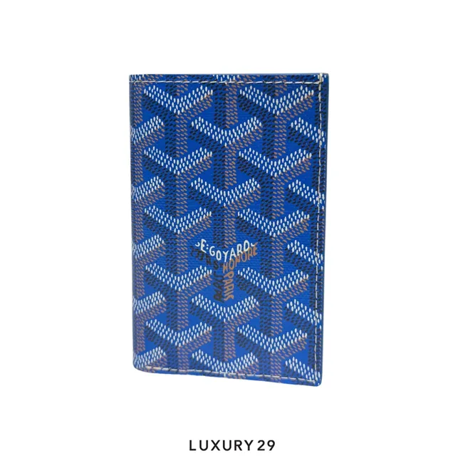 Goyard Saint-Pierre Card Wallet Sky Blue