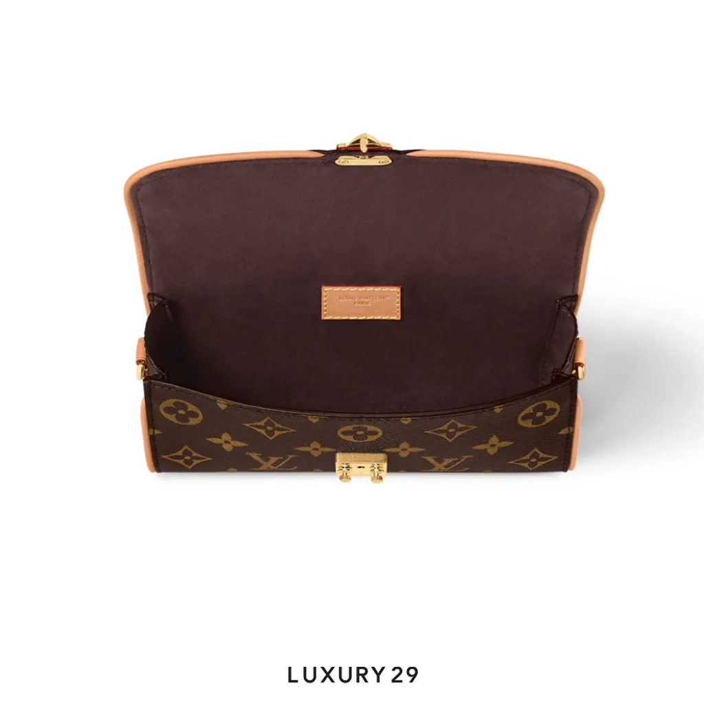 Louis Vuitton LV Pochette Camille bag Canvas Brown(Small, Brown)