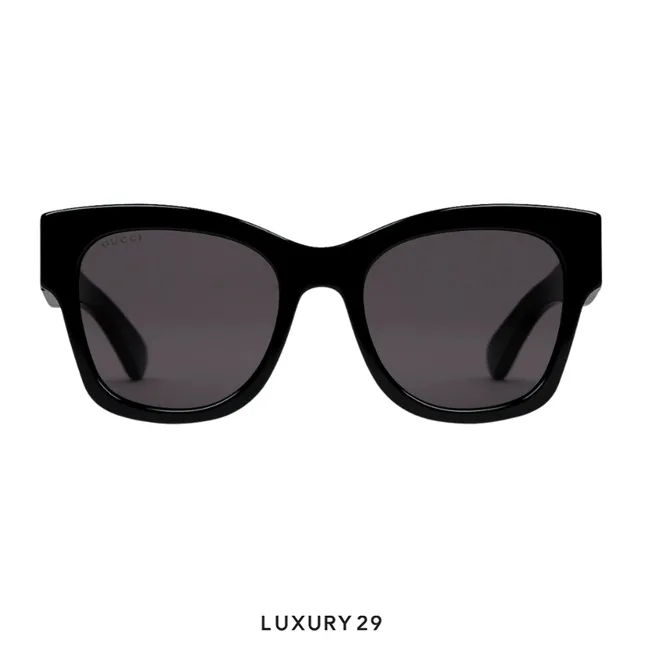 Gucci Butterfly frame sunglasses black