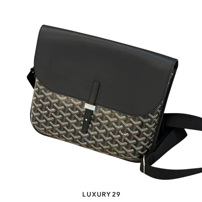 Goyard Coursier Messenger Bag Black