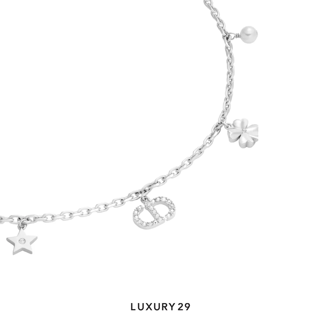 Dior Petit CD Lucky Charms ネックレス Christian Dior ディオール ネックレス Petit CD Lucky Charms