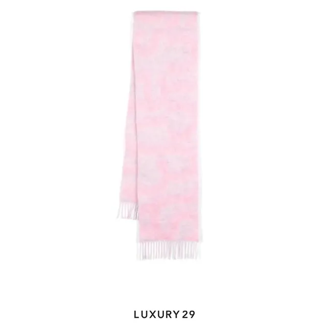 Acne Studios brushed-effect scarf Pink