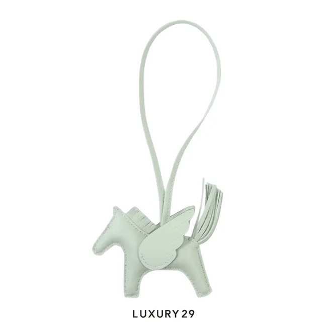 Hermes Rodeo Pegase PM charm Vert Fizz / Vert Fizz / Vert Fizz