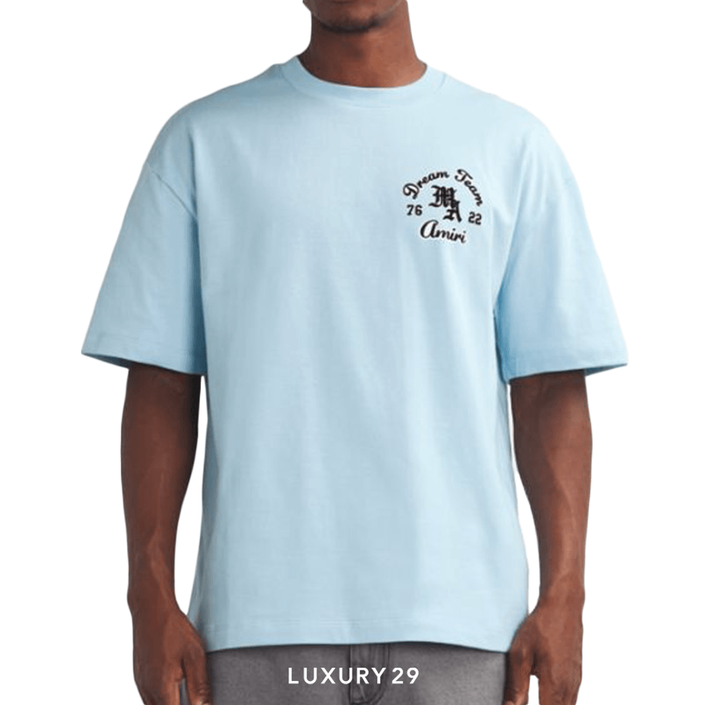 Amiri Dream Team Oversized Tee(2XL, Blue)