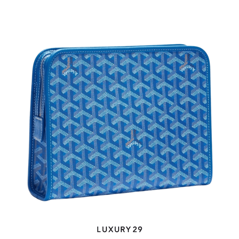 Goyard Jouvence GM Toiletry Bag Sky Blue(Large, Blue)