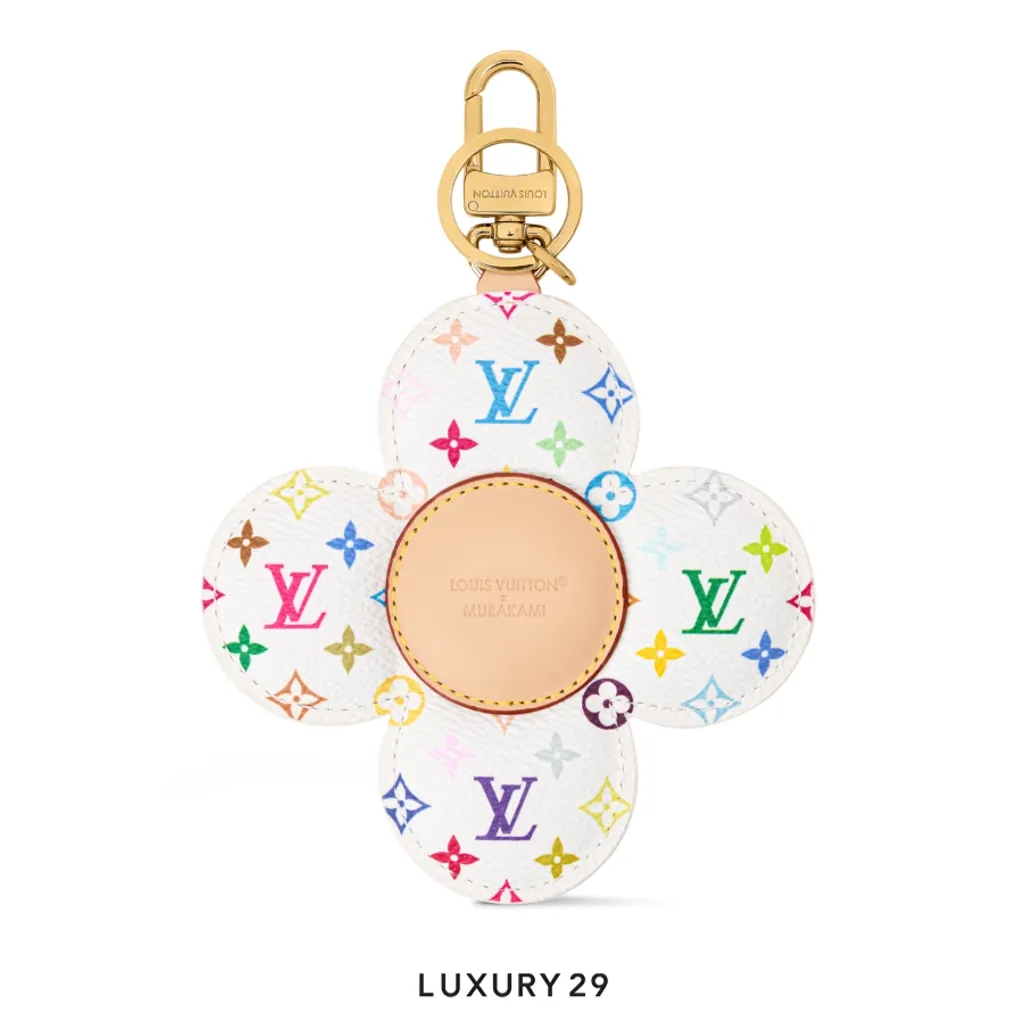 Louis Vuitton LV x TM Vivienne Head Bag Charm Multicolor(Small, White)