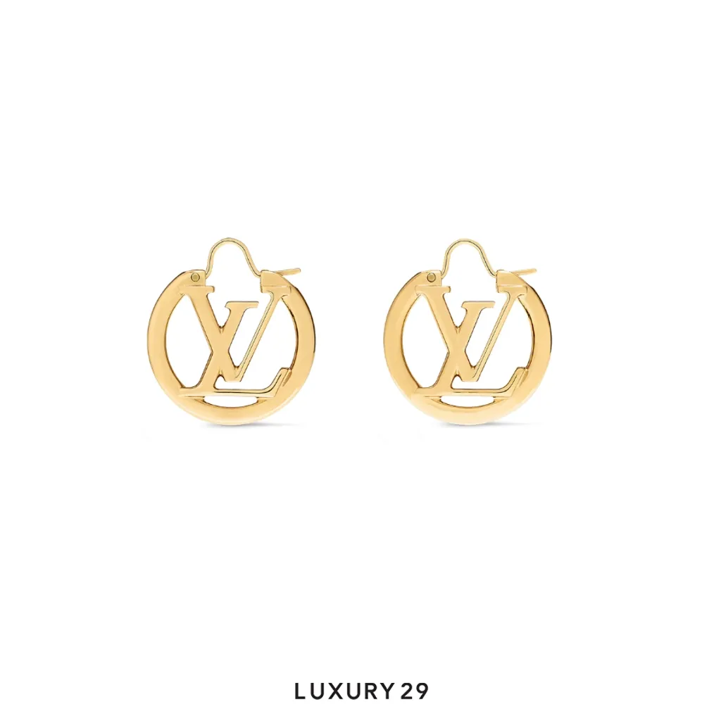 Louis Vuitton LV Louise PM Earrings Gold(Free Size, Gold)