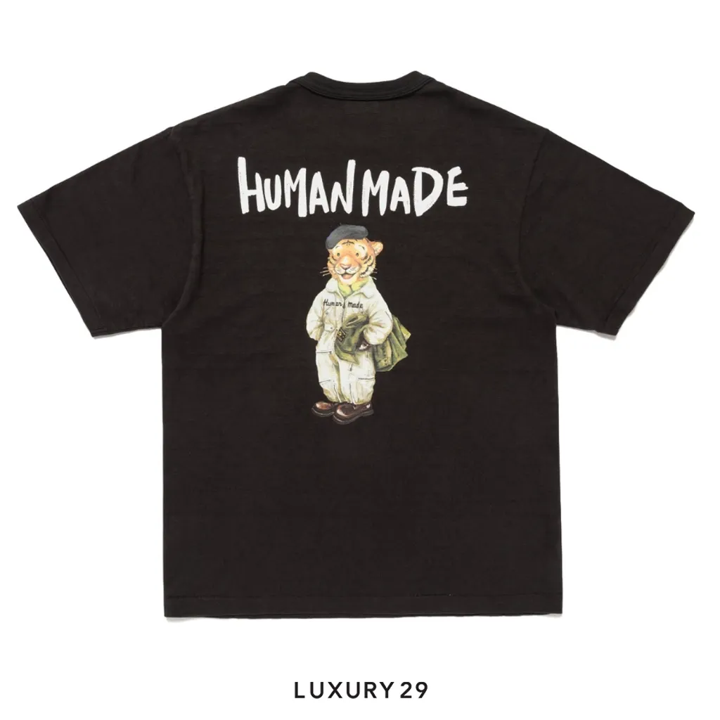 HUMAN MADE Classic T-Shirt Tiger Black