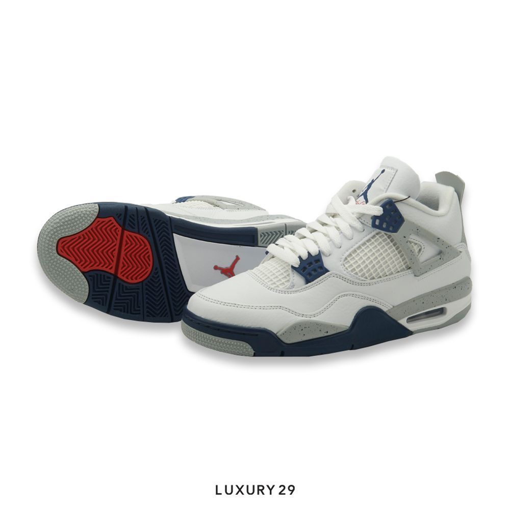 Nike Jordan 4 Retro Midnight Navy(41, Blue)