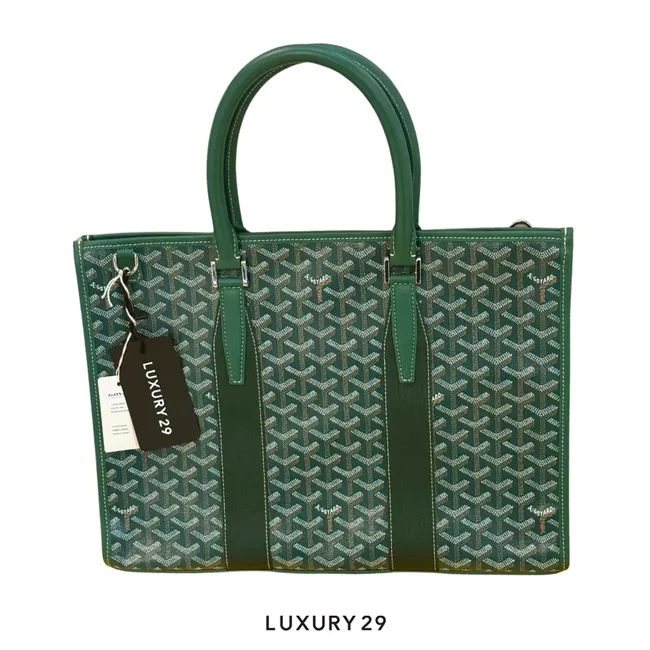Goyard Morvan document PM Vert case Green