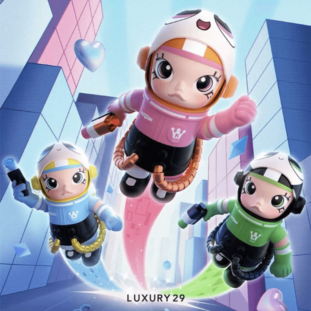 MEGA SPACE MOLLY 400%+100% THE POWERPUFF GIRLS-Blossom
