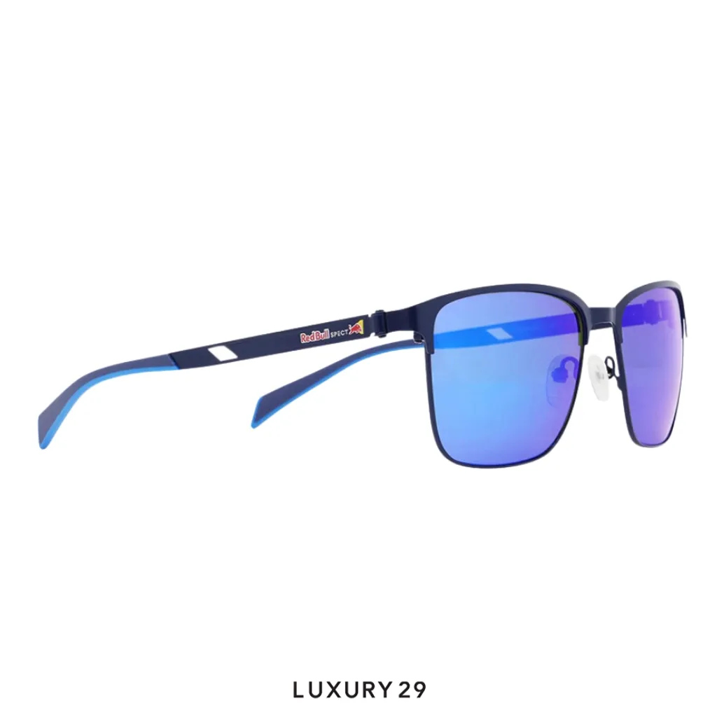Red Bull Spect Sunglasses REDMS106-01PAERO SPIN Concept smoke with dark blue mirror(Free Size, Blue)