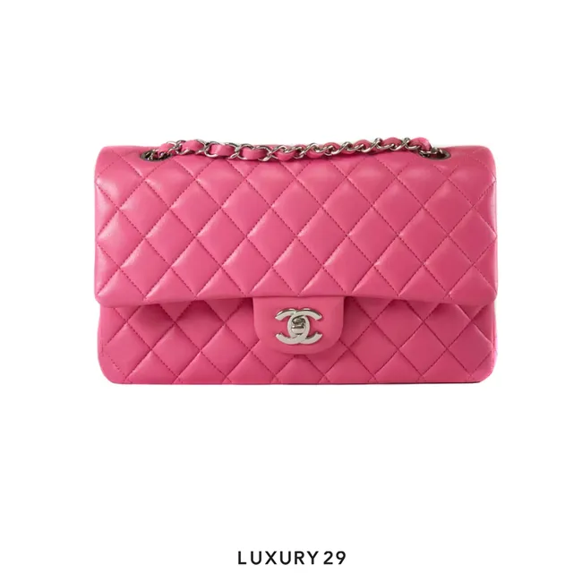 Chanel Classic Medium Flap Bag Pink