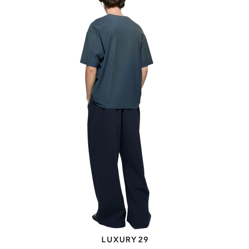 Acne Studios Sprayed logo t-shirt Deep Blue(XL/L, Blue)