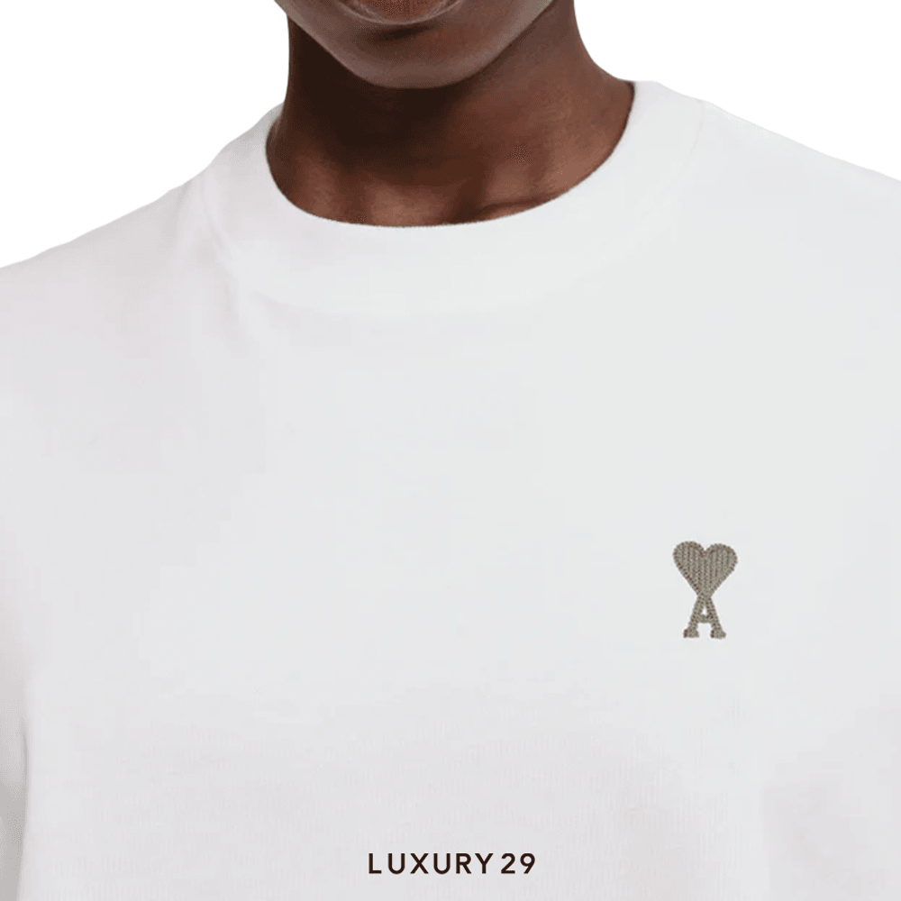 Ami De Coeur Crop T-shirt WHITE/SAGE(XS, White)