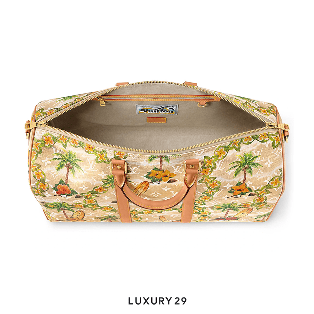 Louis Vuitton LV Keepall Bandouliere 50(Medium, Brown)