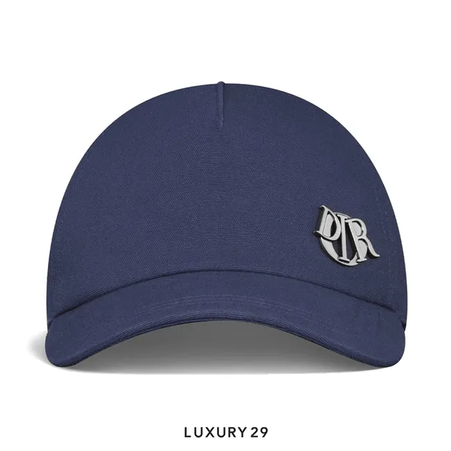 Dior Charm Cap Cotton Navy Blue