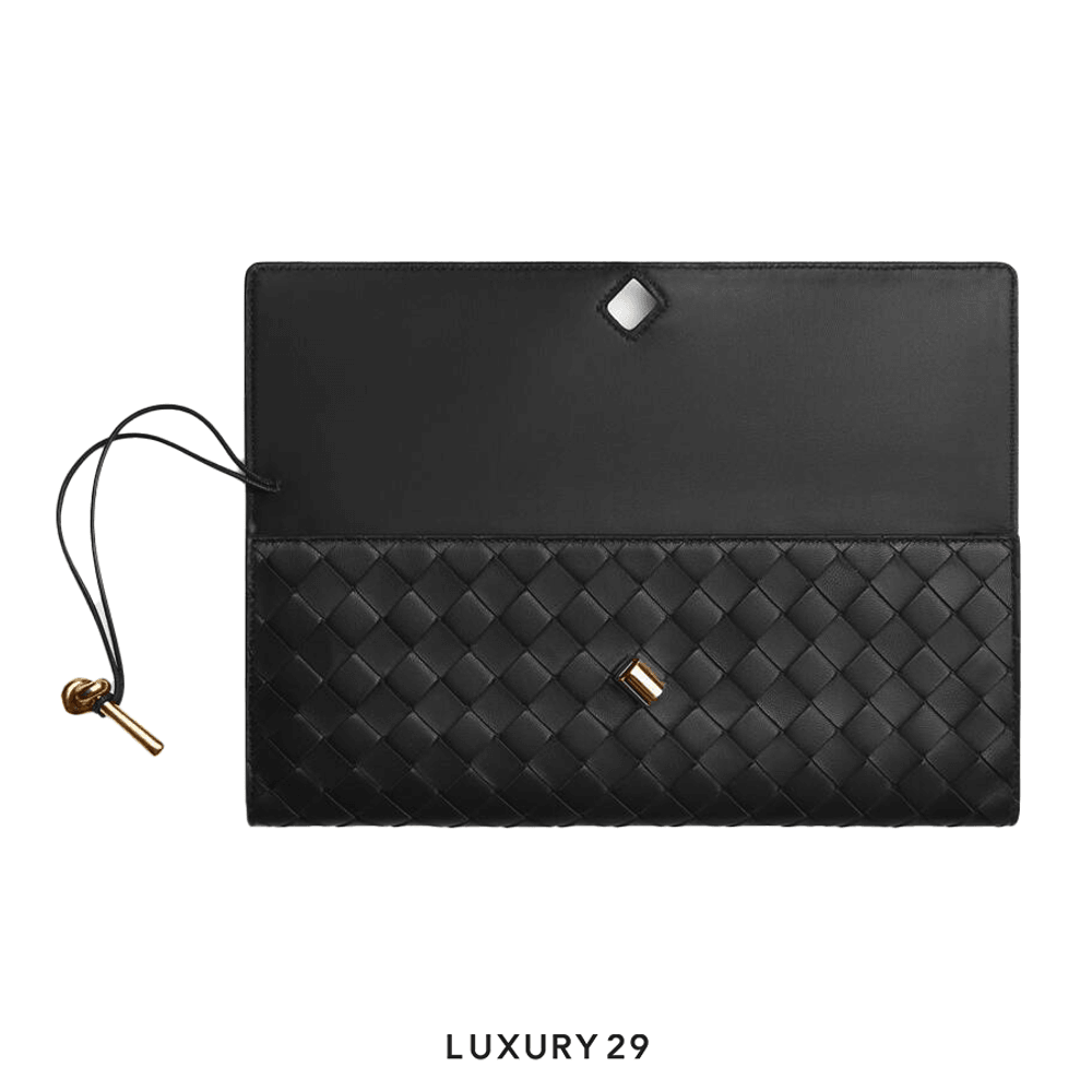 Bottega Veneta Andiamo Clutch Black(Small, Black)