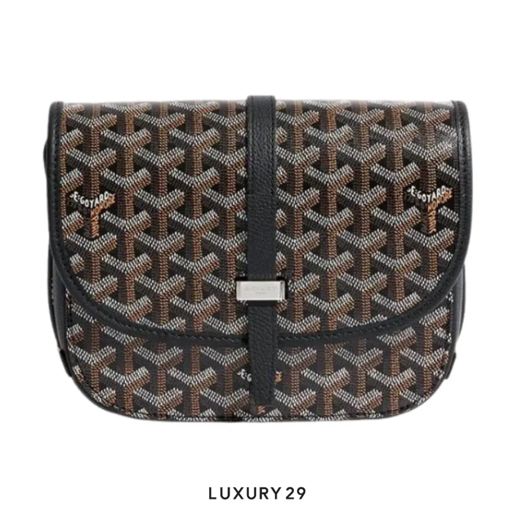 Goyard Belvedere PM Bag Black(Small, Black)