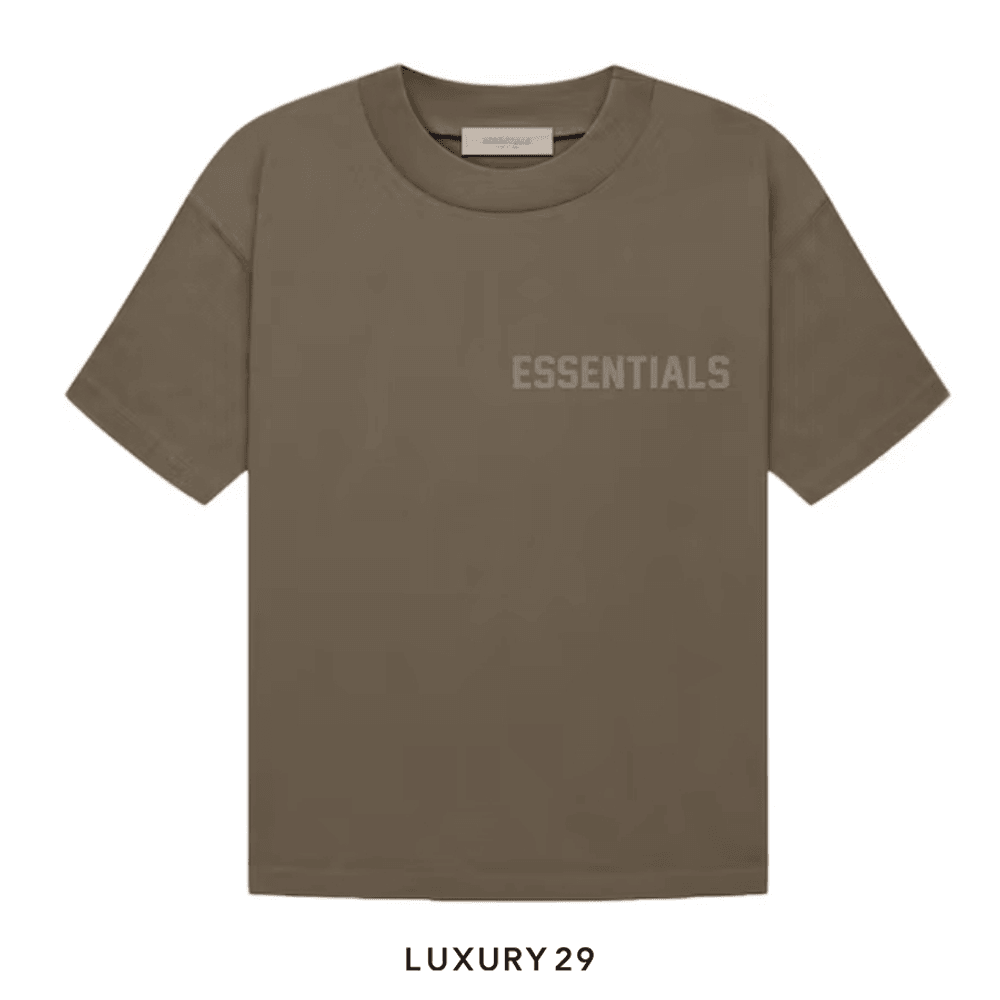 Essentials Fear Of God T-Shirt Wood (SS23)(2XS, Brown)