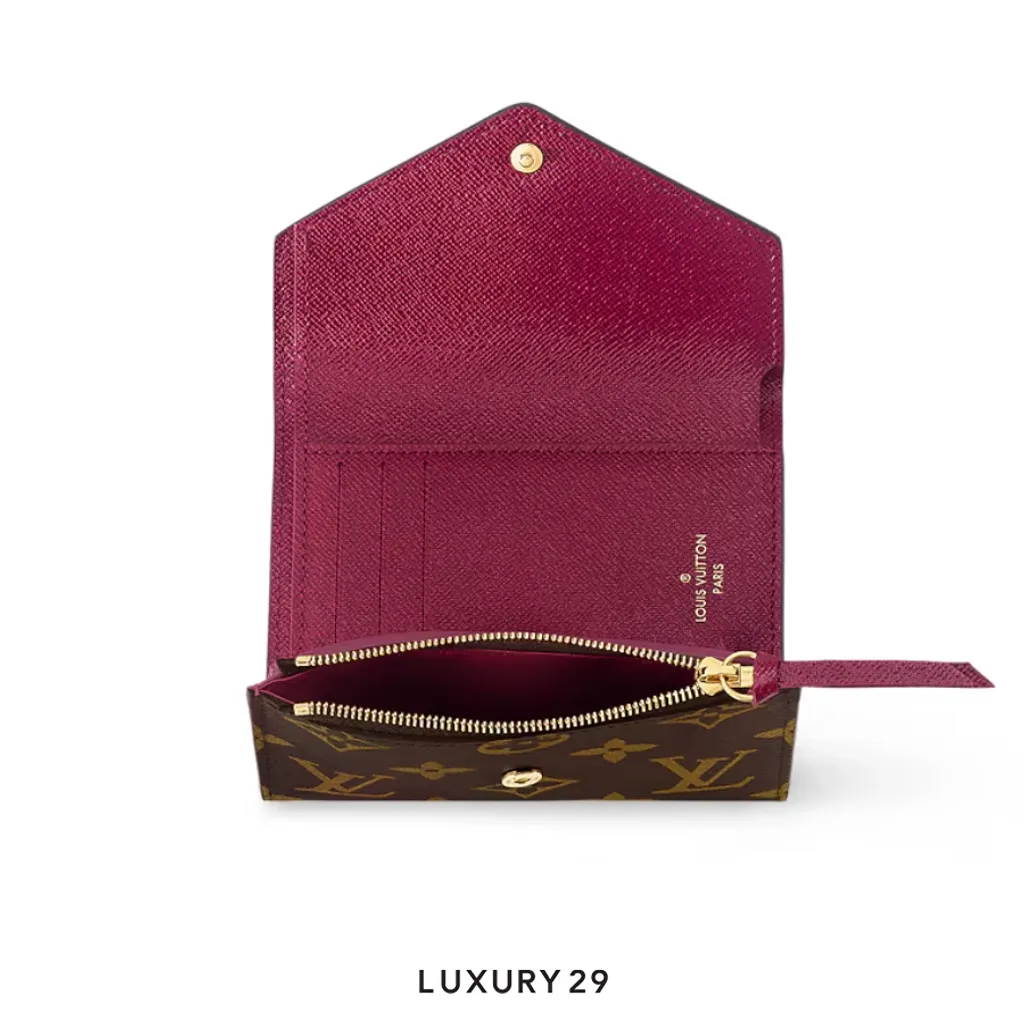 Louis Vuitton LV Victorine Wallet Monogram Canvas Brown(Small, Brown)