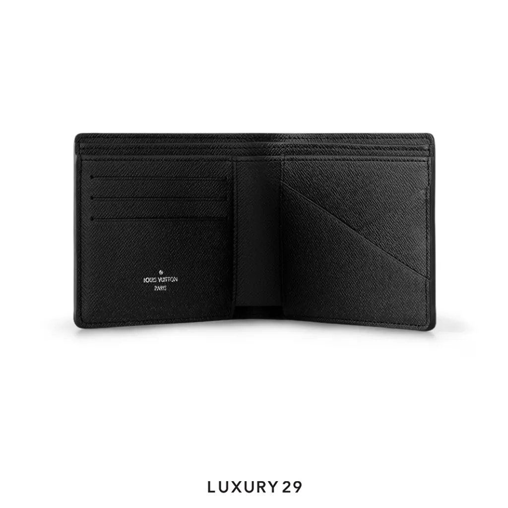 Louis Vuitton LV Multiple Wallet Monogram Eclipse Black(Small, Black)
