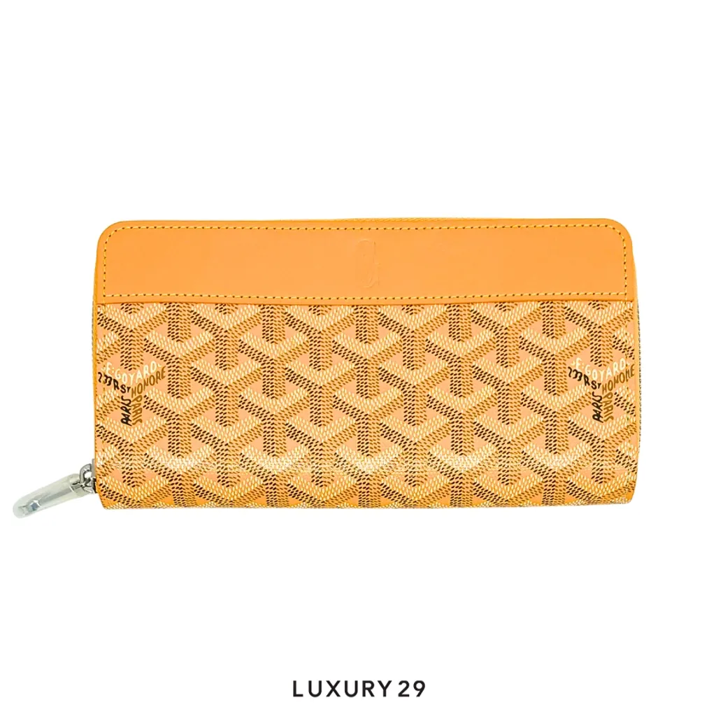Goyard Matignon GM Wallet Yellow(Large, Yellow)