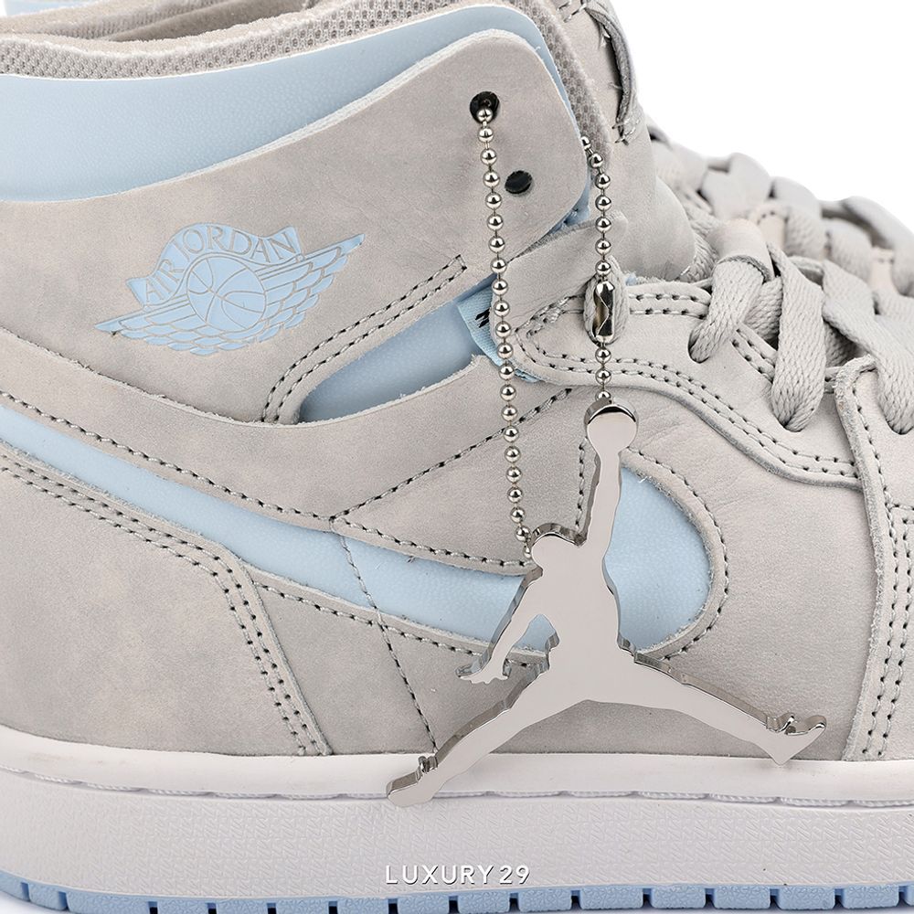 Nike Jordan 1 High Zoom Air CMFT Grey Fog (Women's)(W)(37.5, Grey)