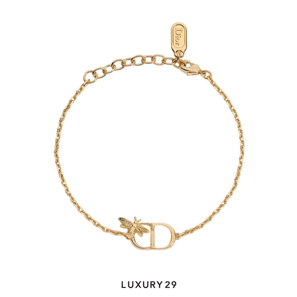 Dior CD Garden bracelet Gold-plated metal(Free Size, Gold)