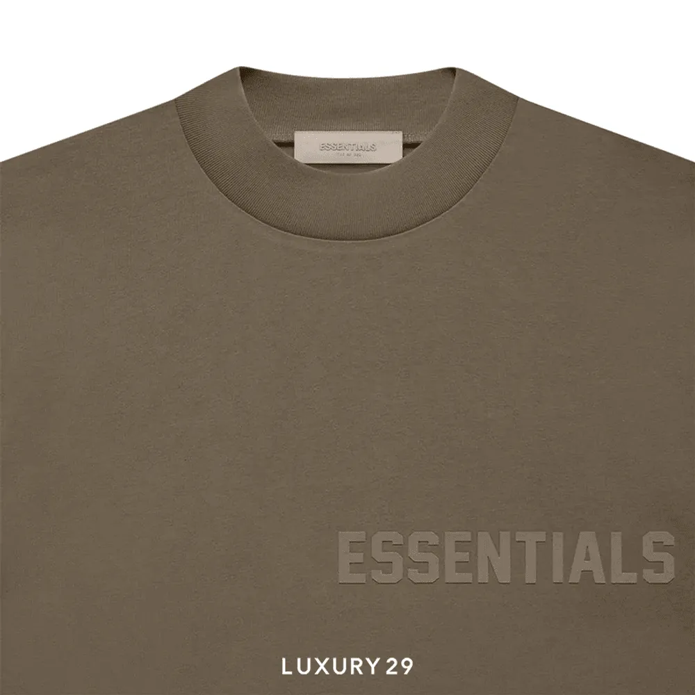 Essentials Fear Of God T-Shirt Wood (FW22)(XL, Brown)
