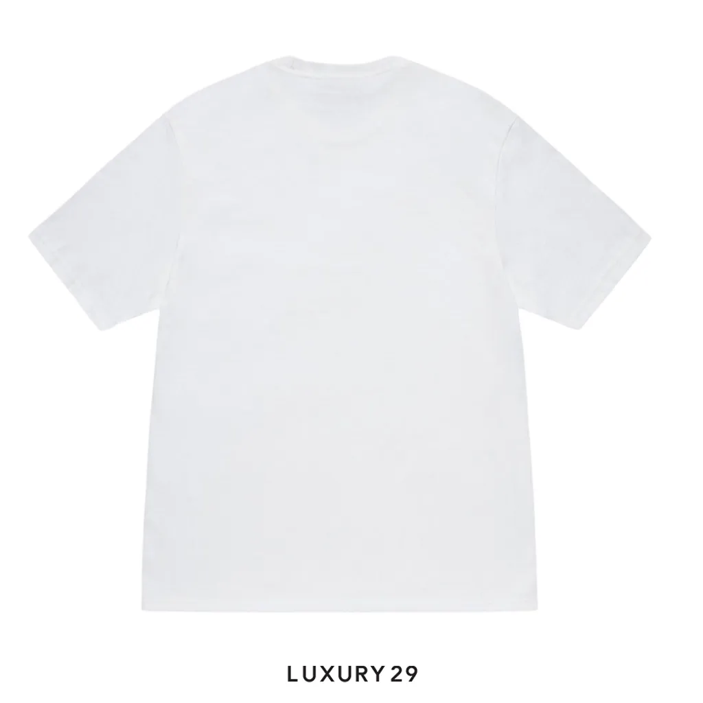 STUSSY BATTERY TEE WHITE