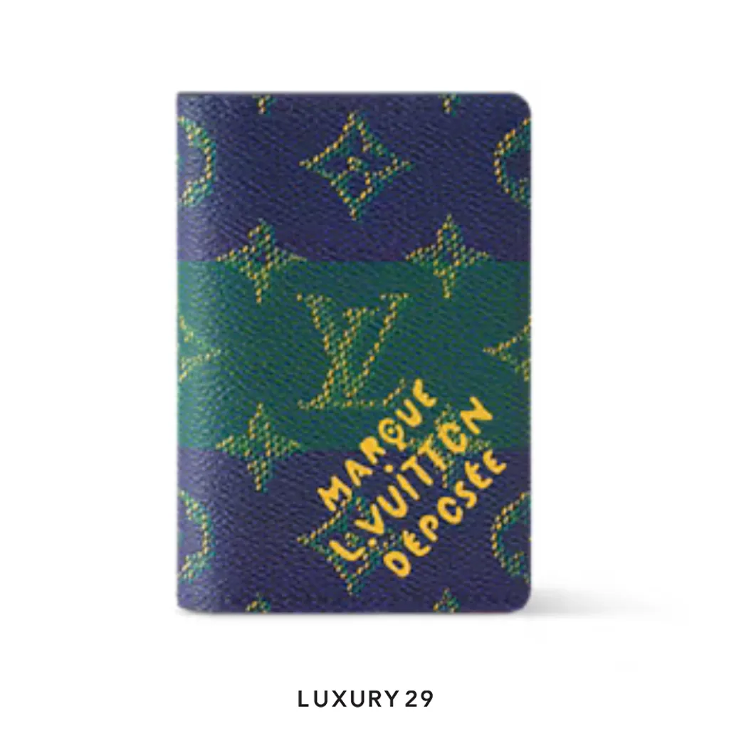 Louis Vuitton LV Pocket Organizer Wallet Blue(Small, Blue)
