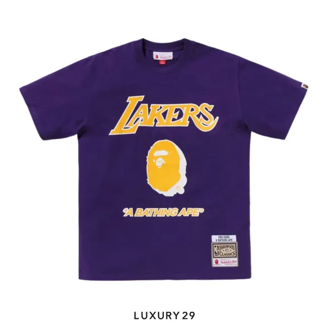 BAPE x Mitchell & Ness NBA Los Angeles Lakers Tee