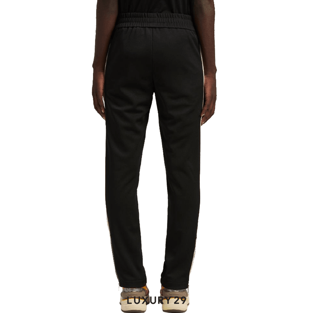 Palm Angels MONOGRAM TRACK PANTS BLACK OFF WHITE(S, Black)