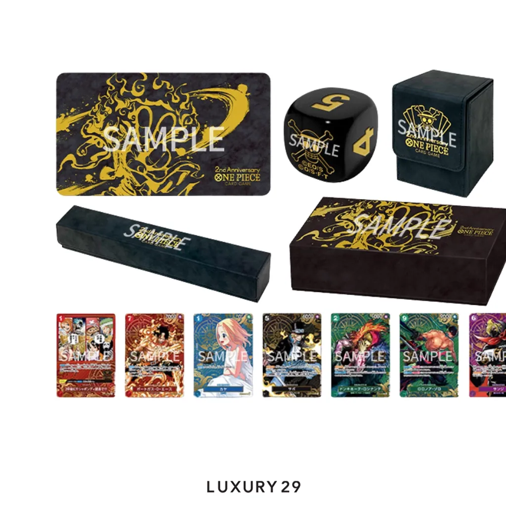 One Piece the 2nd anniversary of ONE PIECE CARD GAME Japanese ver.(Small, Black)