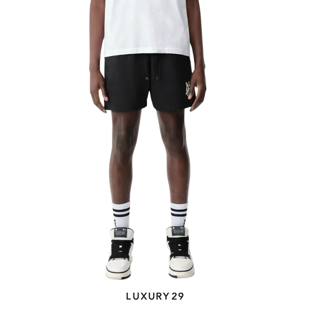 Amiri MA Core-print swim shorts Black(M, Black)