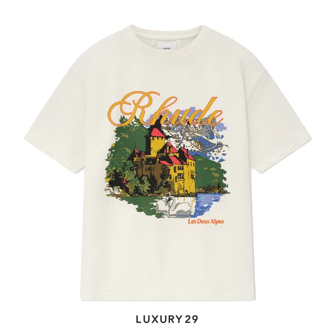 Rhude Chataeu Alpes Tee Vintage White
