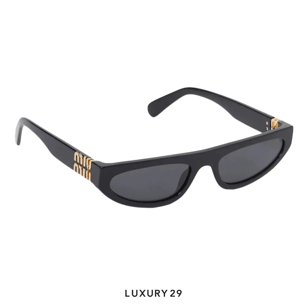 Miu Miu Glimpse Sunglasses Slate Gray Lenses